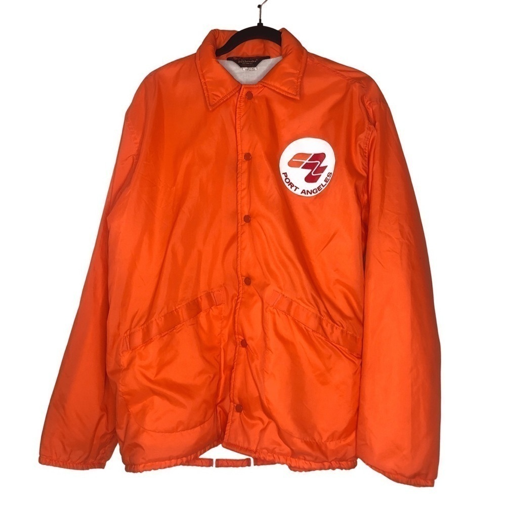 Vintage 1970's-1980's Pla-Jac by Dunbrooke Full Snap Button Collared Jacket Sz M